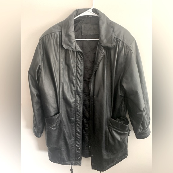 Genuine Leather Jaqueline Ferrar women’s jacket/coat, Medium, pre loved. - Picture 1 of 5
